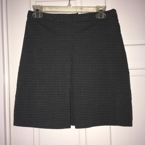Free People gray/blue plaid checkered mini skirt - Picture 1 of 3